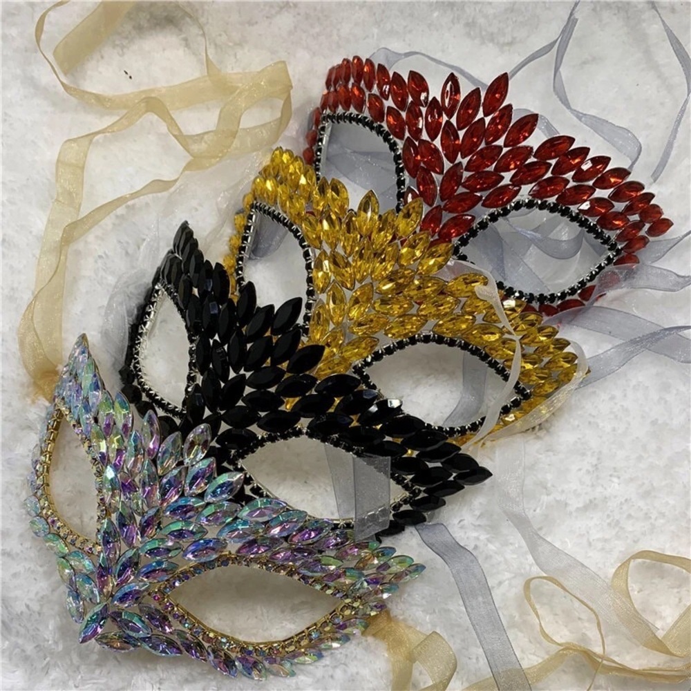 New fashion rhinestone Princess Mask Flash diamond mask